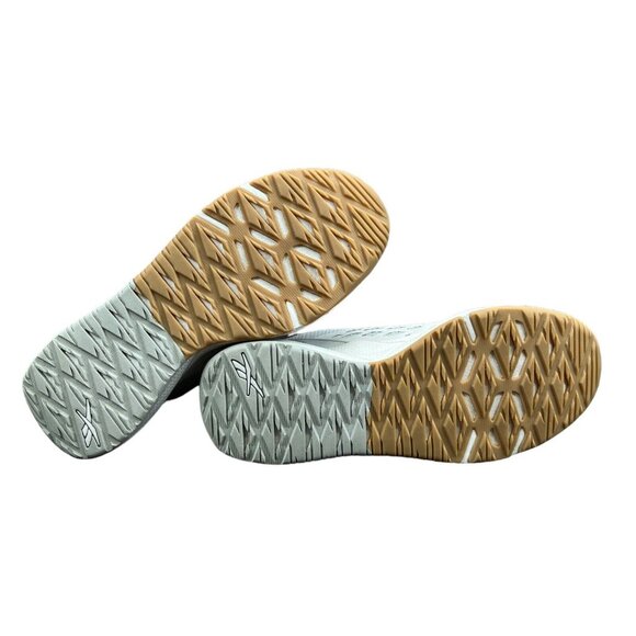 Reebok Nanoflex Pure Grey White Trainer Shoes GZ0256 Women's Size 8 - Picture 9 of 10